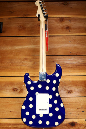 Fender Buddy Guy Signature Stratocaster SIGNED! Blue with White Polka Dots Rare! +HSC