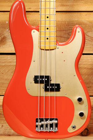 Fender Classic Series 50s Precision P-Bass Fiesta Red + Bag 07506
