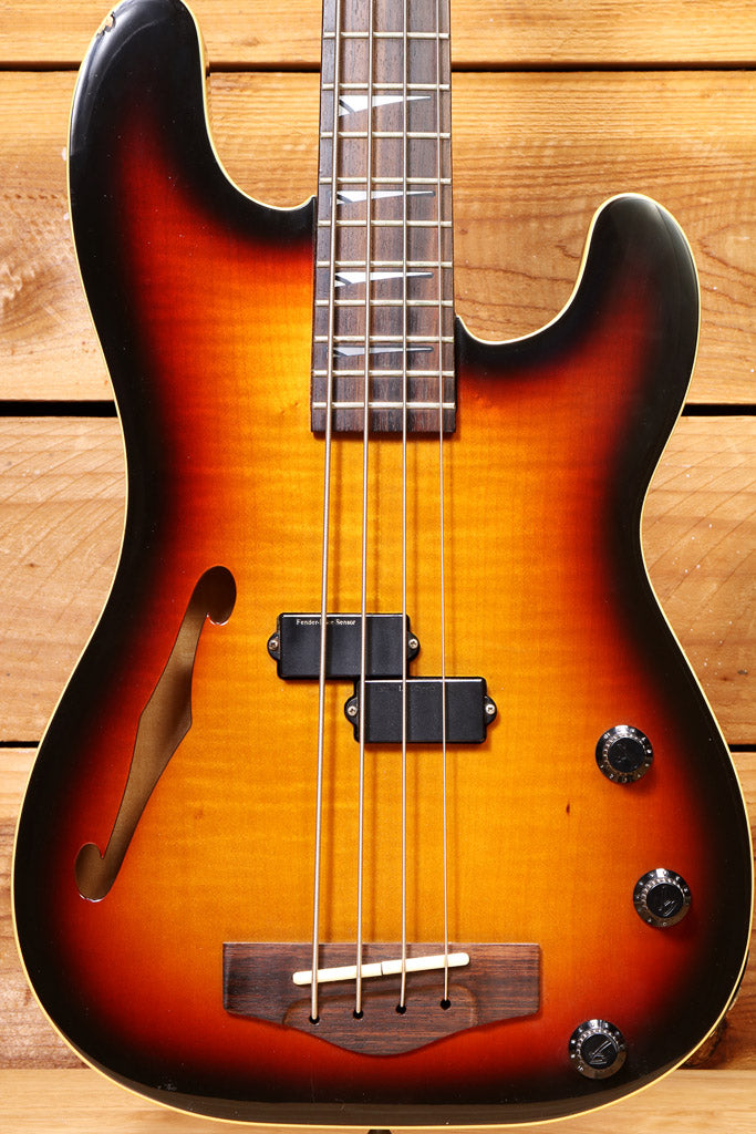 Fender 90s HMT Precision Bass Semi-Hollow MIJ - Piezo & Lace