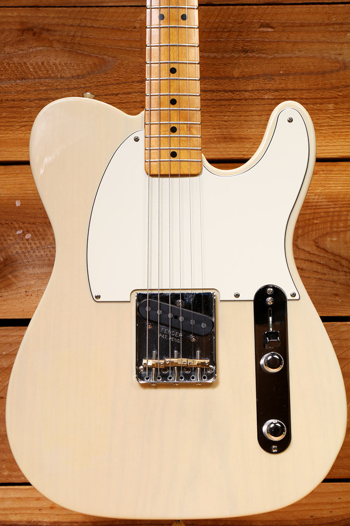 Fender Classic Series '50s Esquire White Blonde Compensated Tele Saddles + Bag Clean! 87336