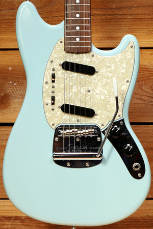 Fender MG-65 Mustang Daphne Blue Crafted in Japan Nice! CIJ MIJ 73704