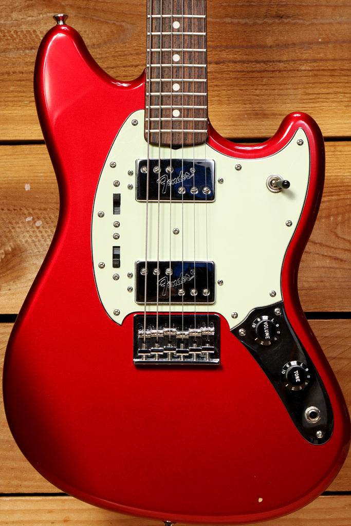 Fender 2011 Mustang Pawn Shop Special MIJ Short Scale Candy Apple Red 12709