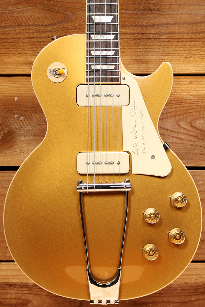 Gibson 1952 Les Paul Tribute Reissue 2013 - Bullion Gold with Maple Headstock Veneer + OHSC