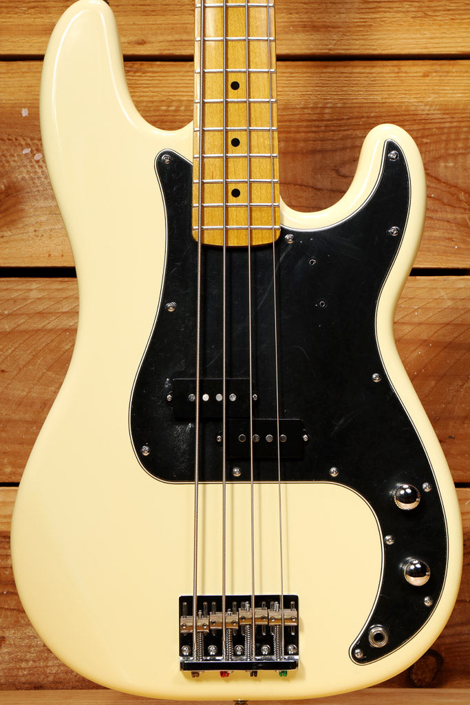 Fender 2011 Squier Matt Freeman Signature Precision P-Bass Vintage White 35507