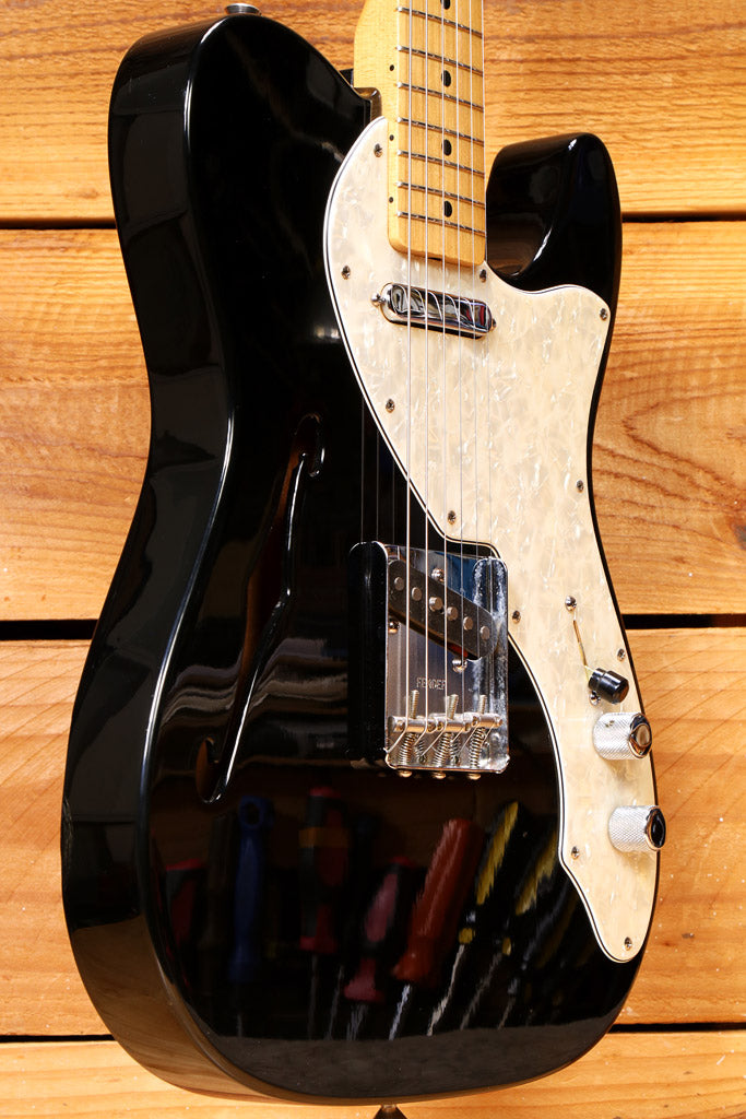 Fender 69 Telecaster Thinline 2007 Black Semi-Hollow 5.5-pound Tele! 08759