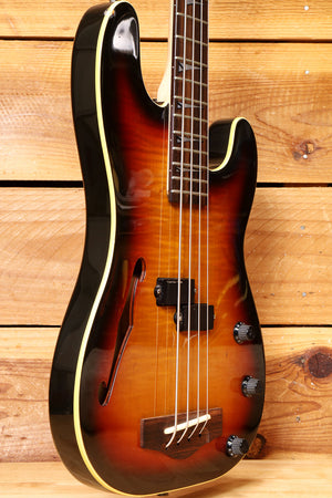 Fender 90s HMT Precision Bass Semi-Hollow MIJ - Piezo & Lace
