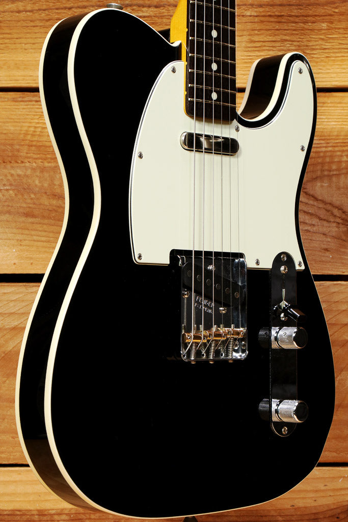 Fender 2018 MIJ Traditional 60s Telecaster Custom Black w/ Upgrades & Bag 13913