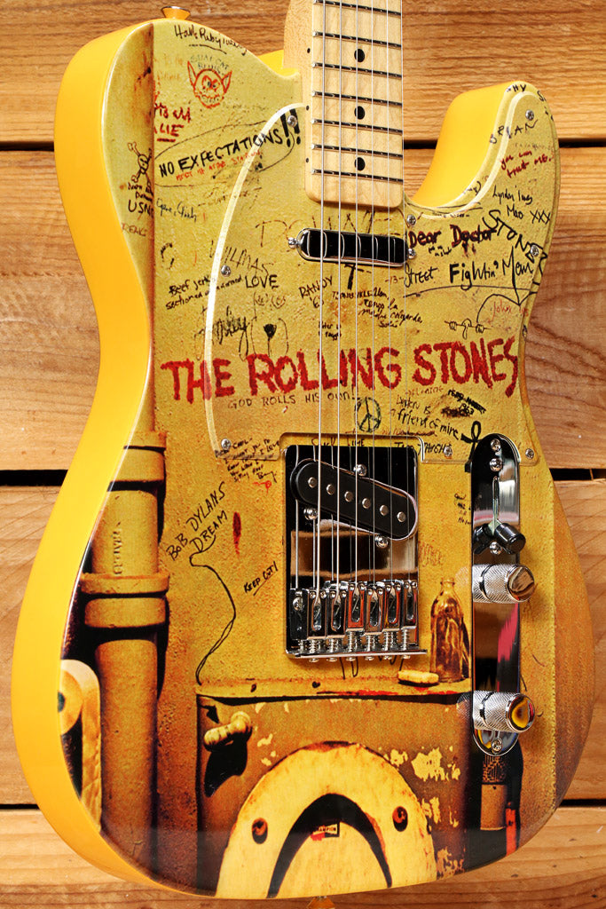 FENDER TELECASTER ROLLING STONES BEGGARS BANQUET Ltd Ed Tele #139 of 300 Clean! 97067