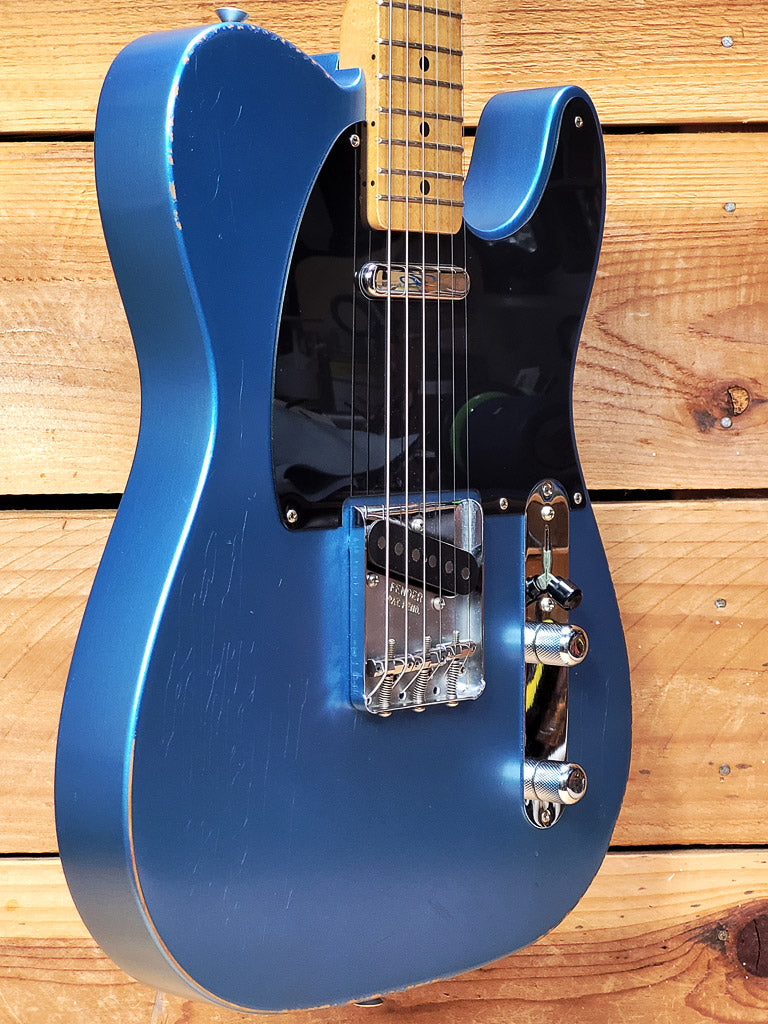 Fender Vintera Road Worn 50s Telecaster 2021 Lake Placid Blue + Bag 33502