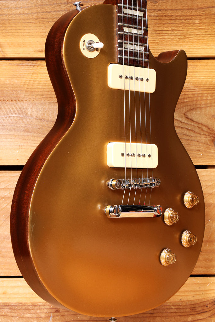 Gibson 2013 Les Paul '50s Tribute P90 Goldtop + HSC Sweet! 30677 ...