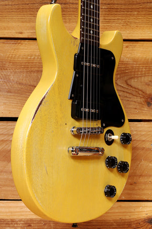 2003 Gibson Les Paul Double Cut DC Faded TV Yellow - Minor Repair + HSC 63321