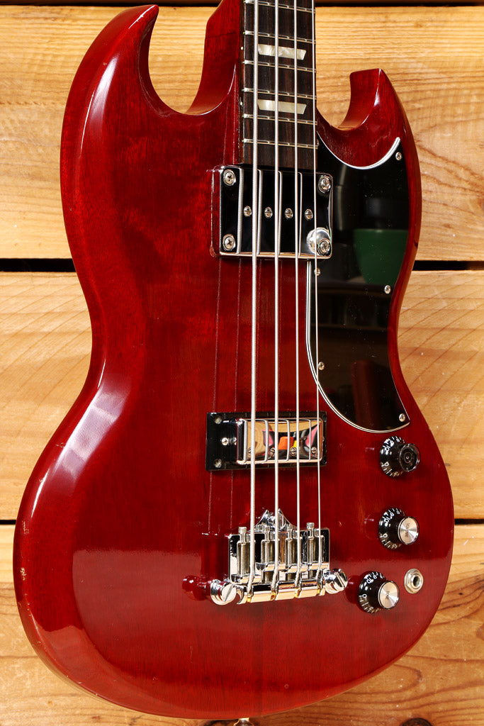 Gibson 2010 SG Standard Bass + OHSC Cherry Short Scale USA 4-String 7.5lbs 00324