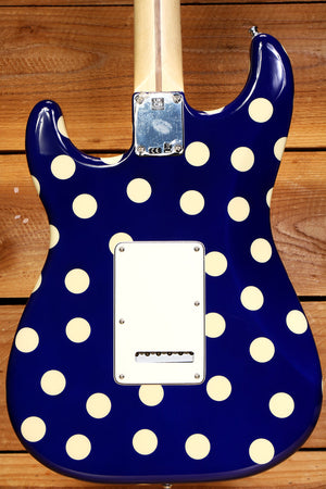 Fender Buddy Guy Signature Stratocaster SIGNED! Blue with White Polka Dots Rare! +HSC