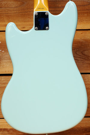 Fender MG-65 Mustang Daphne Blue Crafted in Japan Nice! CIJ MIJ 73704