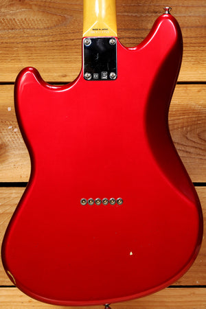 Fender 2011 Mustang Pawn Shop Special MIJ Short Scale Candy Apple Red 12709