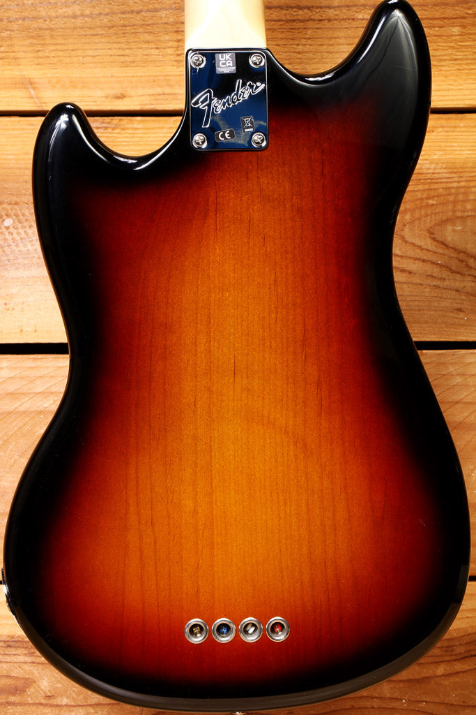 Fender 2023 American Performer Mustang Bass Sunburst 30" Short Scale +Bag 52545