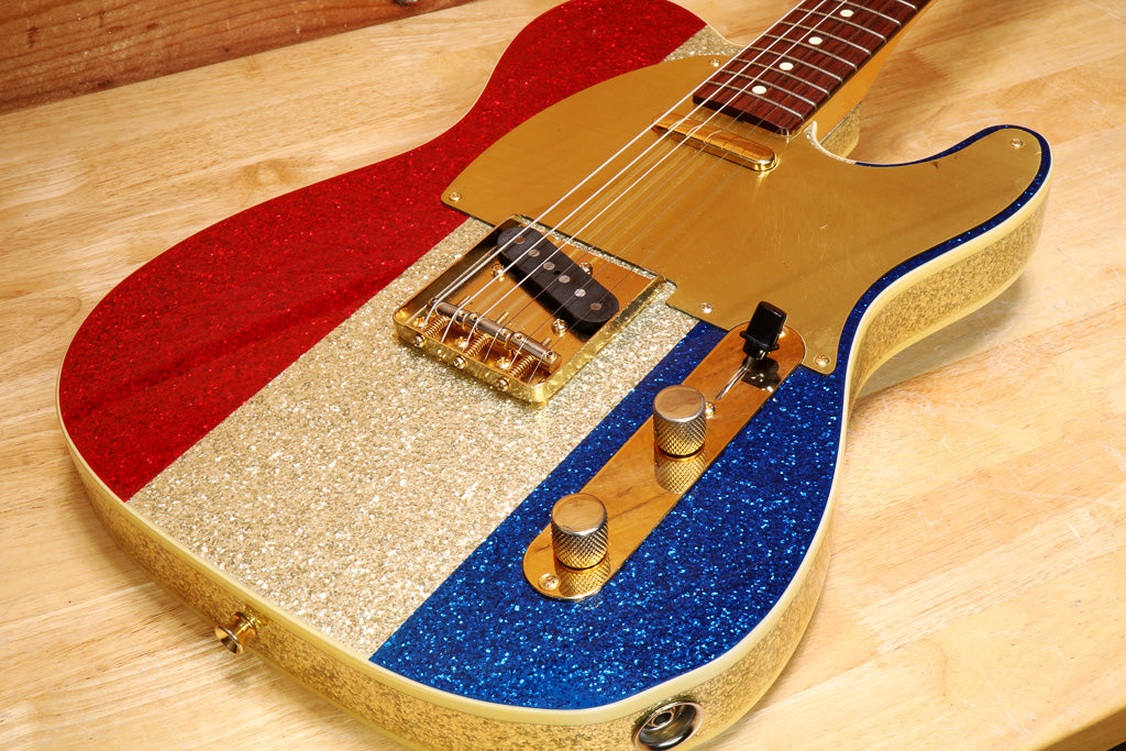 Fender CIJ Buck Owens Telecaster (1999–2002) + OHSC - Rare Sparkle Finish