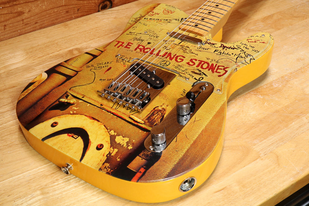 FENDER TELECASTER ROLLING STONES BEGGARS BANQUET Ltd Ed Tele #139 of 300 Clean! 97067