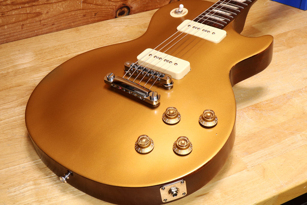 Gibson 2013 Les Paul '50s Tribute P90 Goldtop + HSC Sweet! 30677 ...