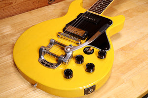 Gibson Les Paul Double Cutaway Special P-90 2004 - Gloss Yellow w/ Bigsby! 44301