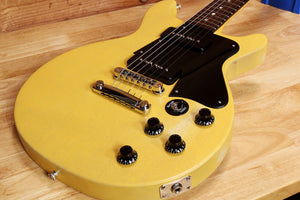 Vintage 2005 Gibson Les Paul Double Cut DC Faded TV Yellow Guitar Clean! 50448