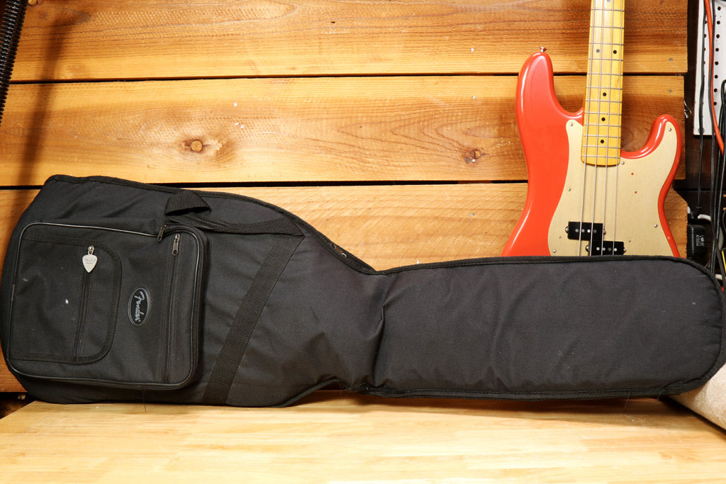 Fender Classic Series 50s Precision P-Bass Fiesta Red + Bag 07506