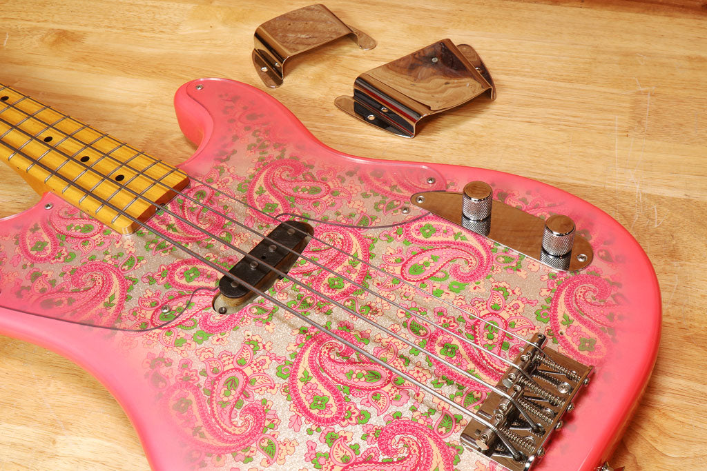 Fender ’54 Pink Paisley Precision Bass 1999 Japan Reissue P +OHSC OPB-54 94440