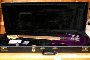 Ernie Ball Music Man 1999 Axis Sport HH Tremolo Trans Purple + G&G Hard Case 05420