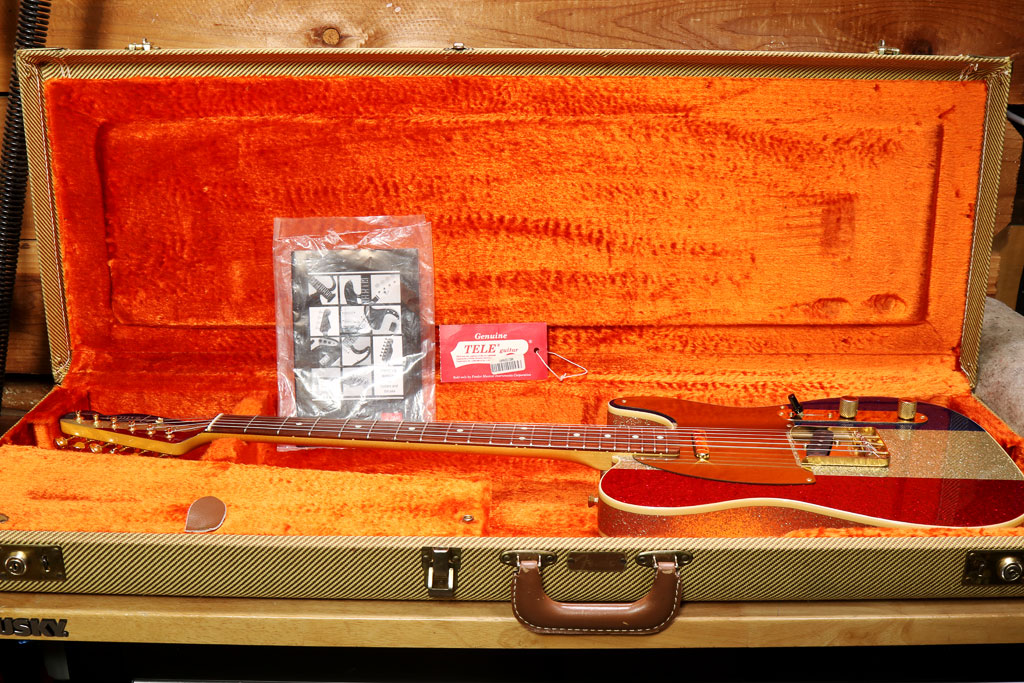 Fender CIJ Buck Owens Telecaster (1999–2002) + OHSC - Rare Sparkle Finish