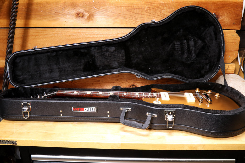 Gibson 2013 Les Paul '50s Tribute P90 Goldtop + HSC Sweet! 30677 ...