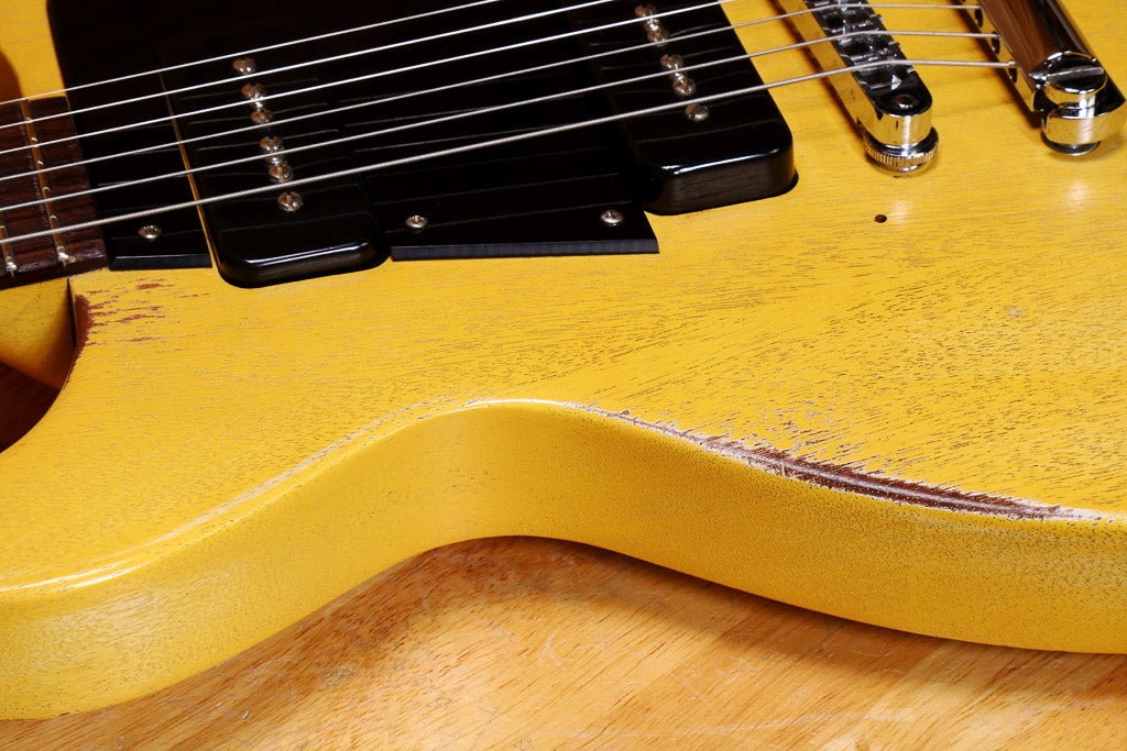 2003 Gibson Les Paul Double Cut DC Faded TV Yellow - Minor Repair + HSC 63321