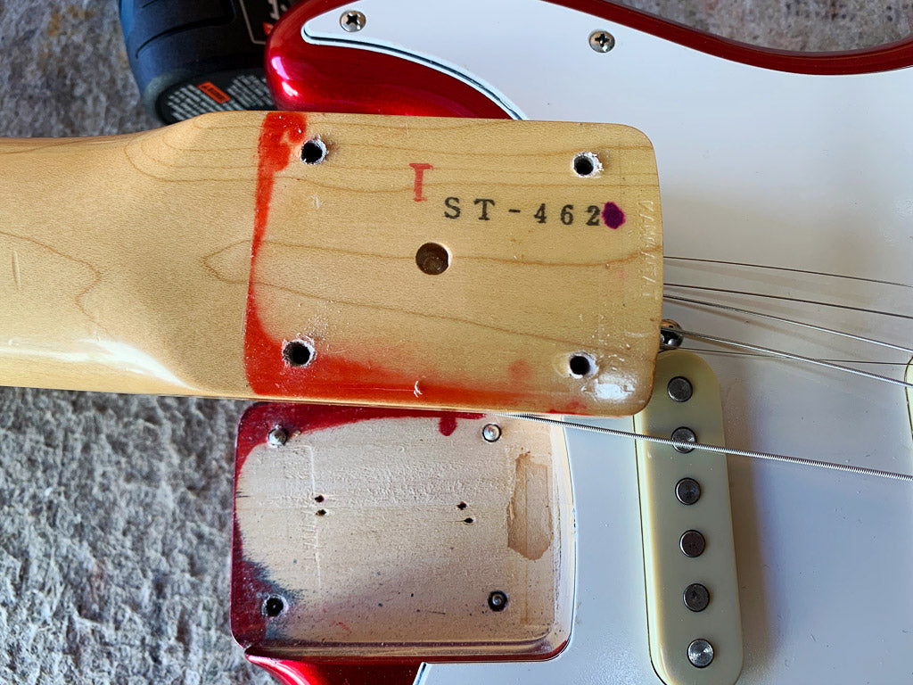 Fender ST-462 MIJ HARDTAIL Stratocaster – Mid-80s Japan 1962 Reissue, Red, RARE Vintage Strat