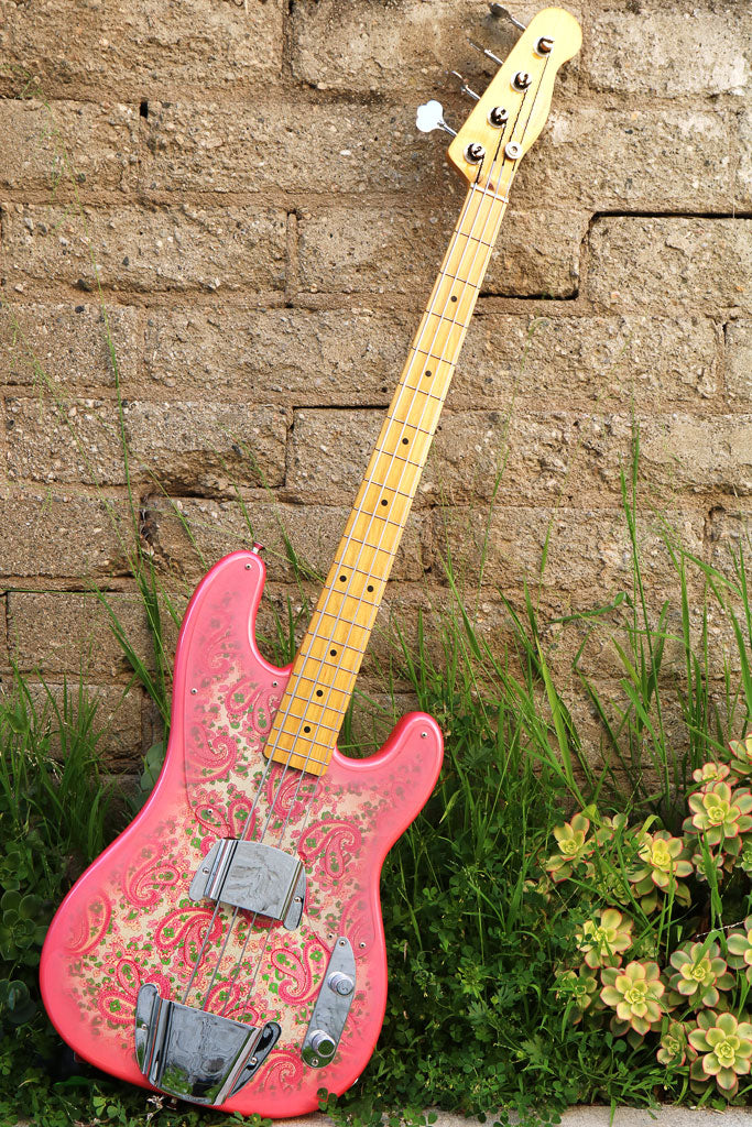 Fender ’54 Pink Paisley Precision Bass 1999 Japan Reissue P +OHSC OPB-54 94440