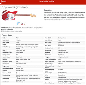 Fender Deluxe Series Cyclone II 2003 - Daphne Blue 94961 – Still Kickin ...
