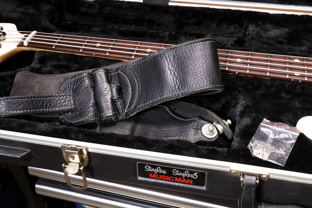 Ernie Ball Music Man StingRay SLO Special HH 4 String White w/OHSC 78813