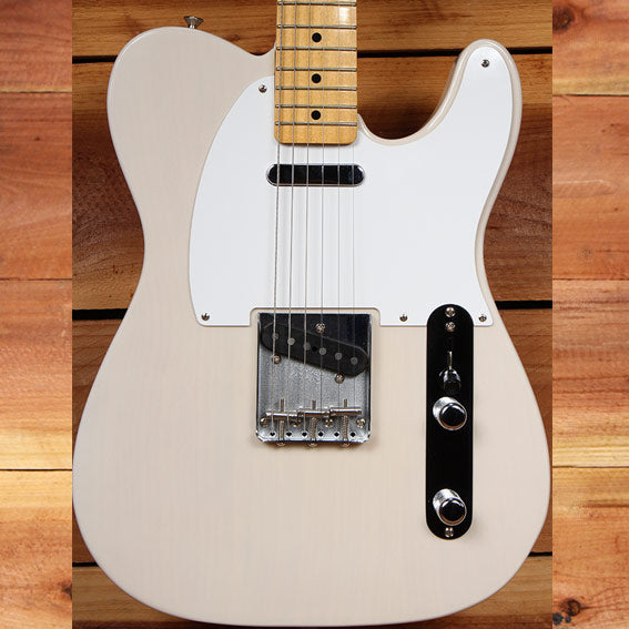 FENDER CLASSIC SERIES 50s TELECASTER White Blonde Tele Mint! + Bag 44437