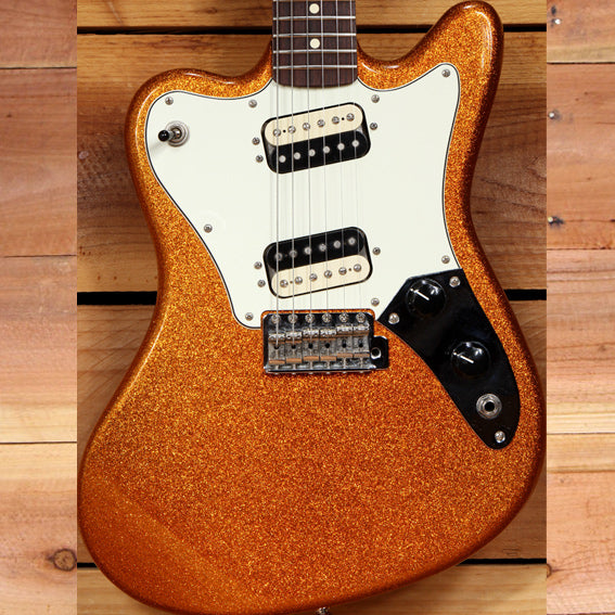 FENDER PAWN SHOP SUPER-SONIC MINT! 2013 Orange Flake Offset Guitar HH 08567