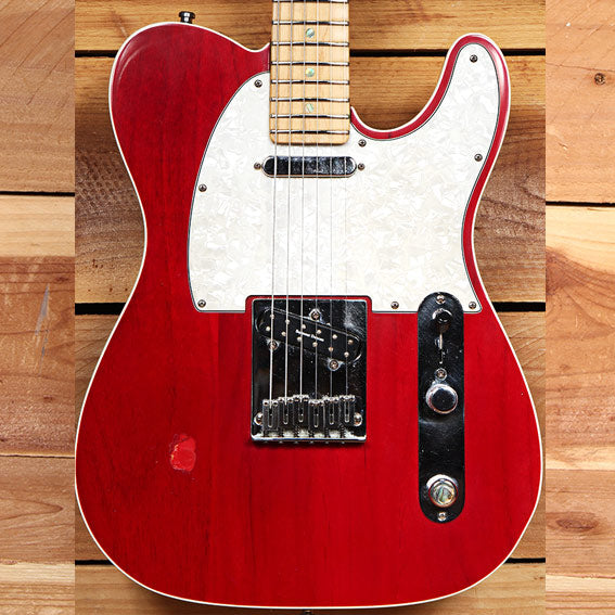 FENDER AMERICAN DELUXE TELECASTER Vintage 2000 USA Red Fret Level Duncan 67210