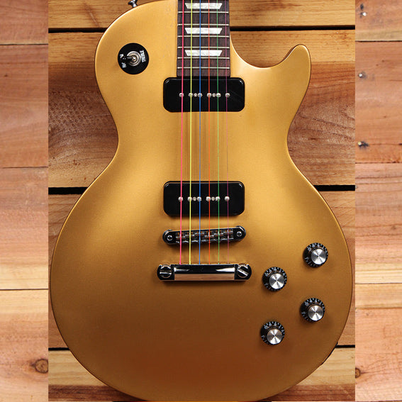 GIBSON 2013 LES PAUL 50s TRIBUTE T p90 Goldtop Worn Satin Relic 31644