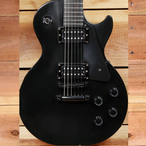 GIBSON 2000 LES PAUL GOTHIC MORTE BLACK OUT Satin Ebony STEALTH FREE Ship! 10411