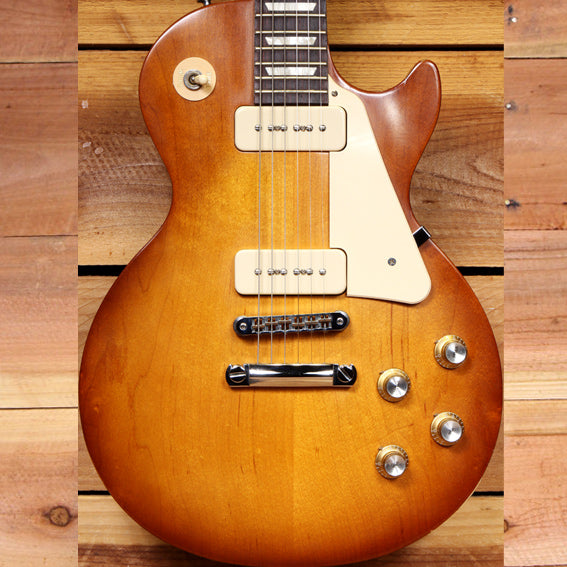 GIBSON 2010 LES PAUL 60s TRIBUTE P90s Honey Burst Worn Satin