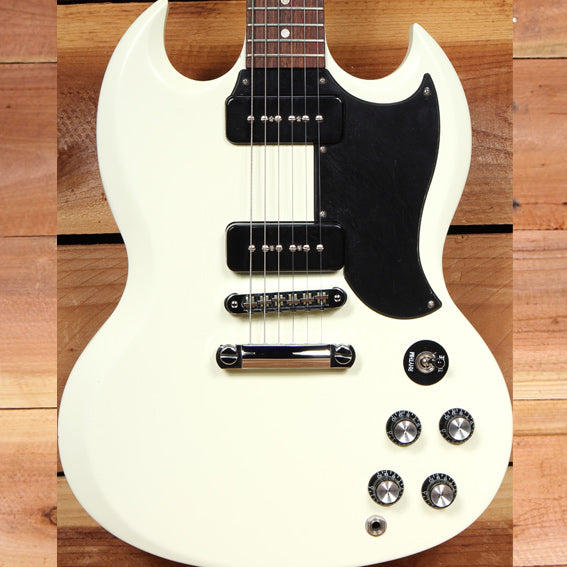 GIBSON SG SPECIAL 60s TRIBUTE Ltd Run 2011 Dual P90 PU Satin Worn White 11346