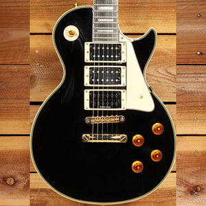 Epiphone Ltd Ed Peter Frampton Les Paul Custom PRO Nice! Black / Gold +HSC 10682