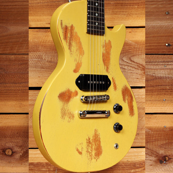 Gibson 2004 Les Paul Melody Maker Faded Nitro TV Yellow! Real Relic p90 Jr 54588