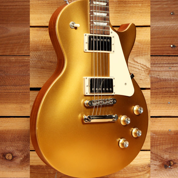 GIBSON 2018 LES PAUL 60s TRIBUTE T Goldtop Satin Free USA Ship 22159