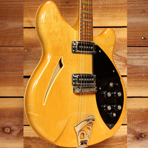 Rickenbacker 360 Mapleglo & Black 1992 Semi-Hollow +HSC 59739