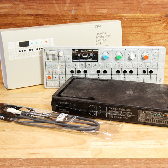 TEENAGE Engineering OP-1 Portable Synth Clean! Original Box Cables & Overlay t9b