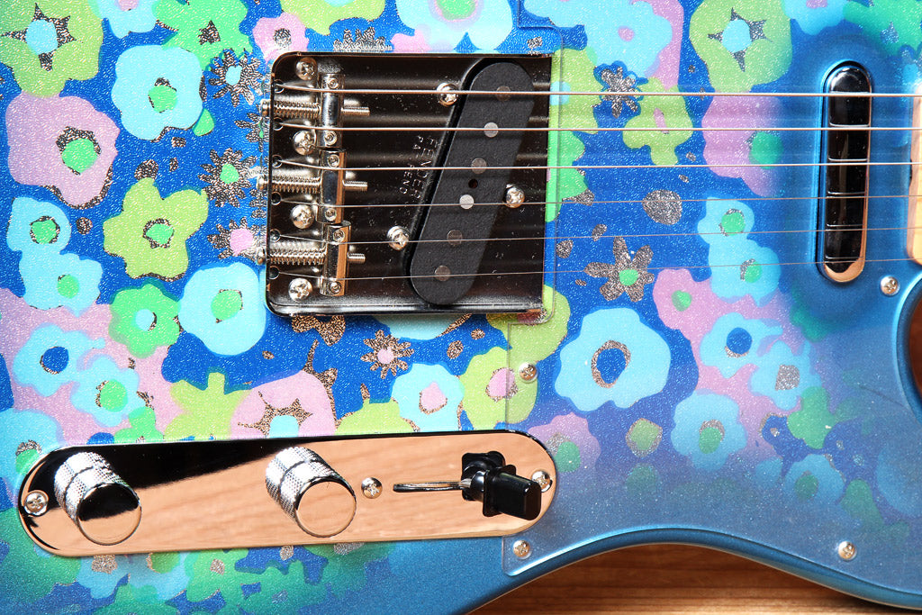 FENDER CLASSIC '69 PAISLEY TELECASTER BLUE FLOWER MIJ Japan Tele