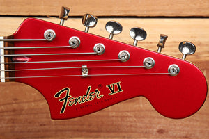 FENDER BASS VI Pawn Shop Red Clean! Baritone Guitar 08998