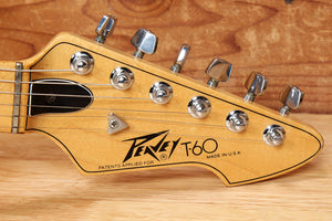 Peavey Vintage T-60 1978 First Year M Serial! Natural Toaster PU 40484